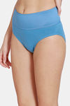 Zivame Anti-Microbial High Rise Full Coverage Tummy Tucker Hipster Panty (Pack of 2) - Multicolor — thumbnail 4